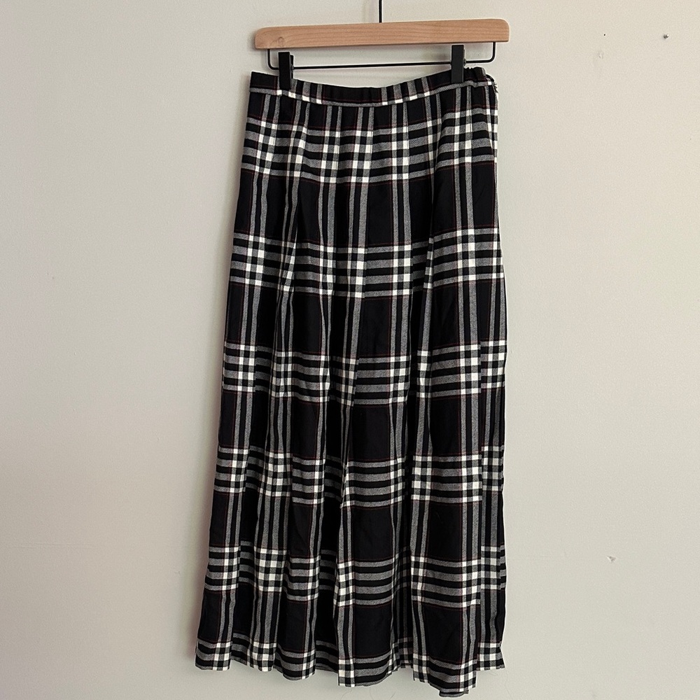 Vintage 90’s Pendleton Wool Tartan Plaid Skirt